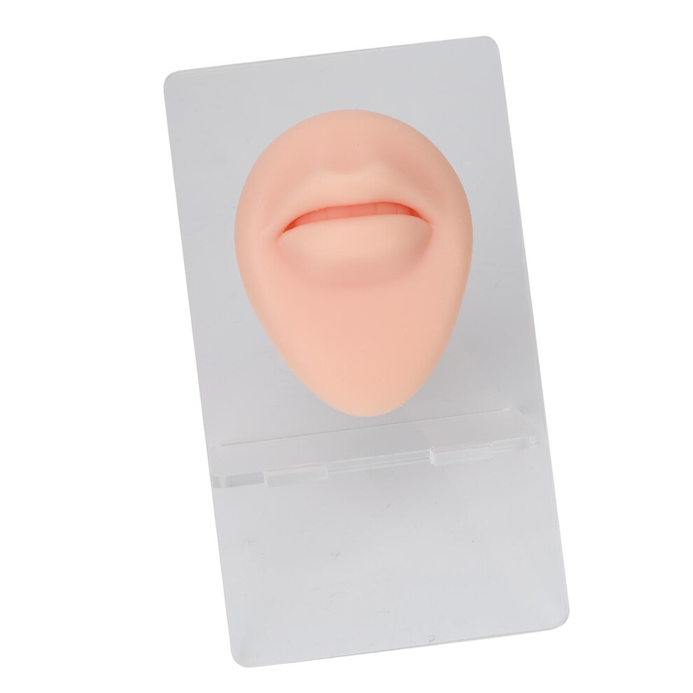 Light Skin Silicone Lips Model 3D Fake Lip For Tattoo Practice Realistic Design