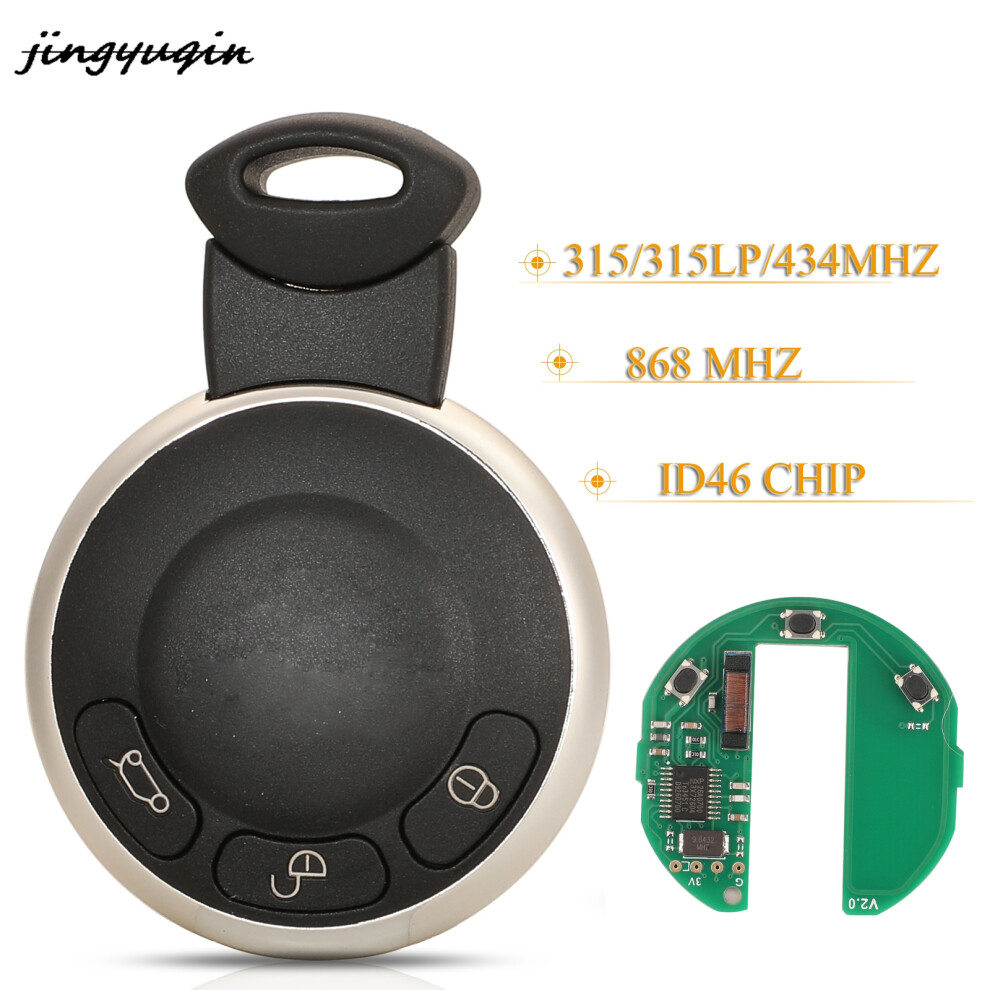 Kr55wk49333 315/433/868Mhz Id46 Pcf7953 Remote Smart Key For Bmw Mini Cooper S One D Clubman Countryman Cabrio Car 6935161683301