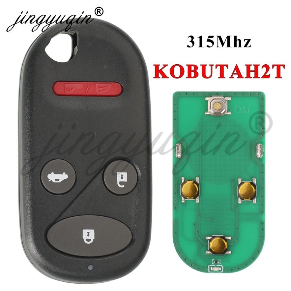 Kobutah2t 315Mhz Car Transmitter Key For Honda Accord Acura Tl 1998 1999 2000 2001 2002 Keyless Remote Control 4Button 6935161683264