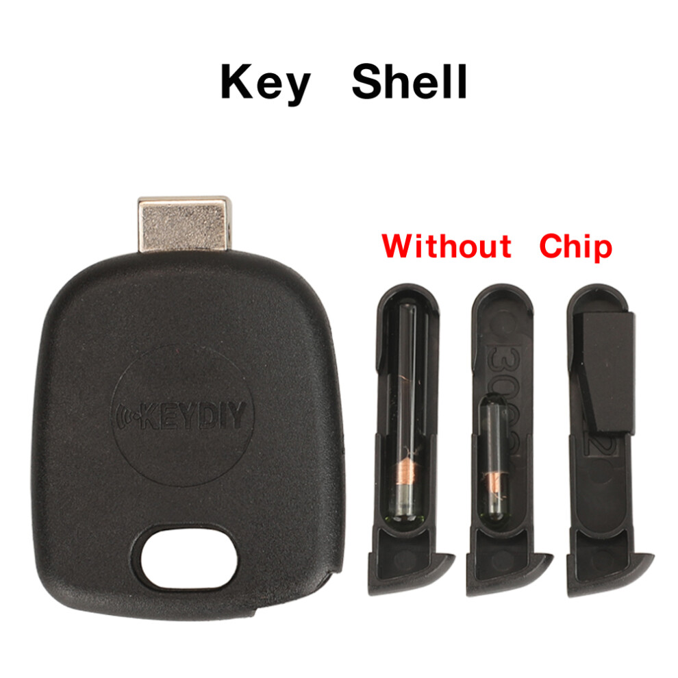 Keydiy Transponder Key Shell Kd/Vvdi Center Groove Blades Head With Chip Holder Car Key Housing 6935161683172
