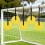 (Yellow) Portable Football Training Goal - Durable Target 2