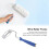 Roller Frame - Ergonomic Handle, 4 Inch, Stainless 5