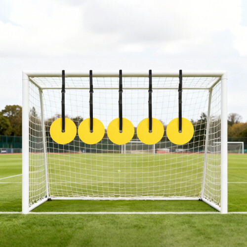 (Yellow) Portable Football Training Goal - Durable Target 2