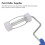 Roller Frame - Ergonomic Handle, 4 Inch, Stainless 3