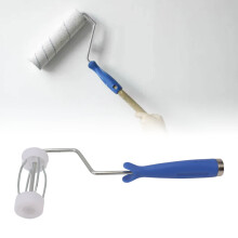 Roller Frame - Ergonomic Handle, 4 Inch, Stainless