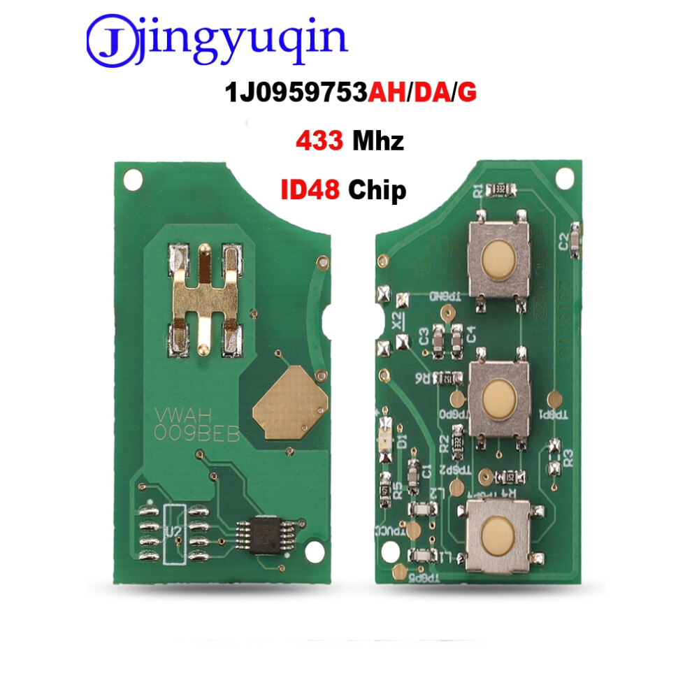 Flip Key Shell For Vw Golf Passat Polo Jetta Touran Bora Sharan 1J0959753ah,1K0959753da,1K0959753g 433Mhz 6935161681963