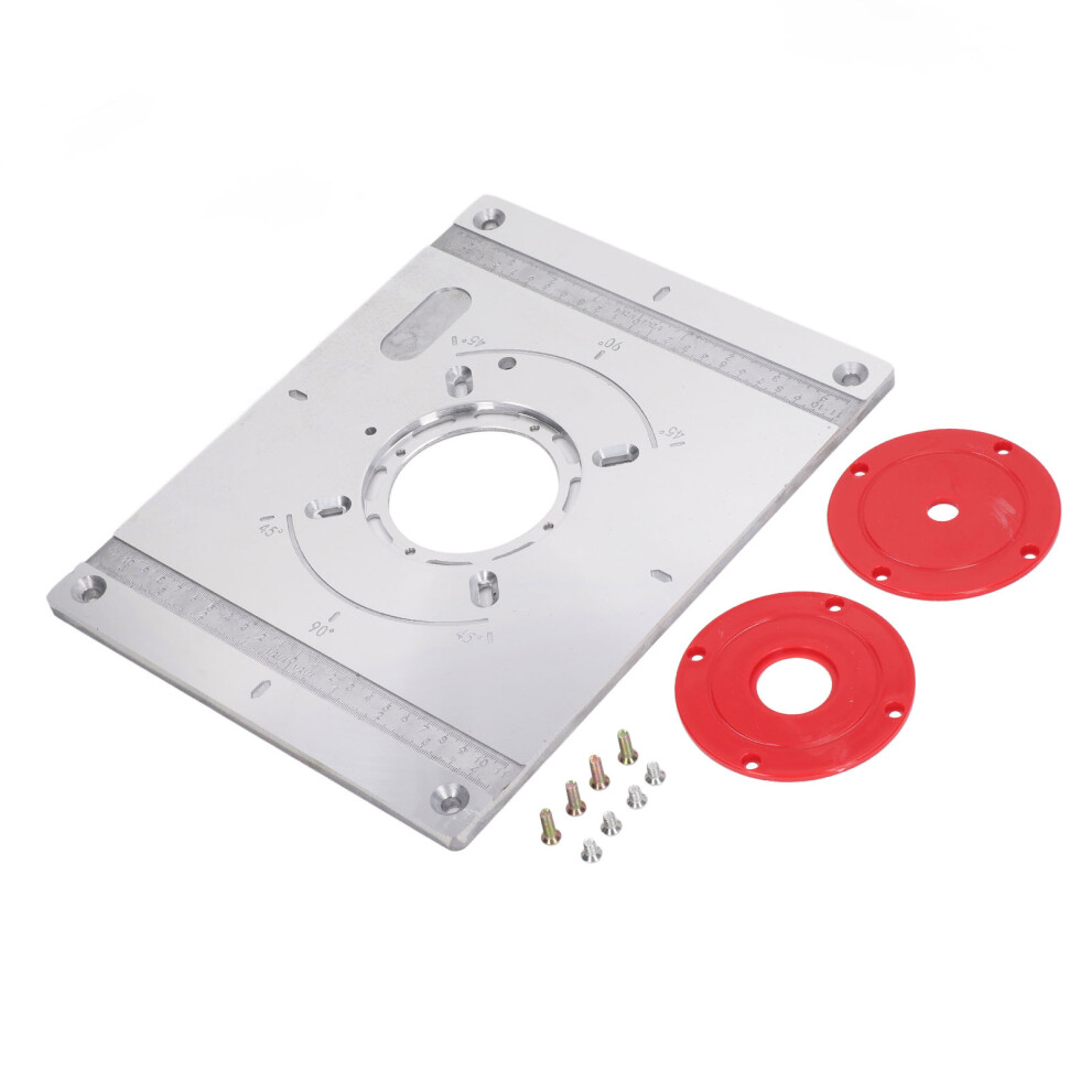 Router Table Insert Plate Aluminum Alloy For Precision Woodworking 4151388134514