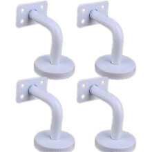 4 stainless steel handrail brackets in white for wall mounted stair railing brackets for stair raili