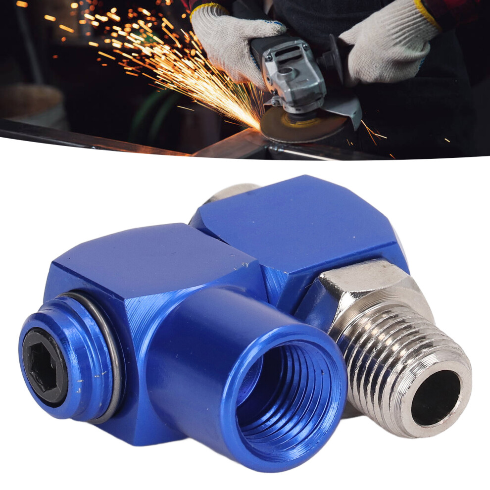 4Pcs 1/4In Npt Swiveling Air Hose Connectors, 360 Rotation, 150Psi 8701388135033
