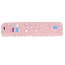Fernbedienbarer Baby-Säuglingsspielzeug Beißring, Silikon, Rosa, Weiches Zahnfleisch-Massagegerät