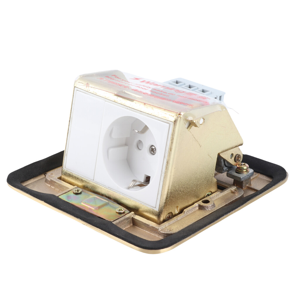 Dt-T01 All-Copper Waterproof Floor Socket 120Mm Panel, Hidden Pop-Up 4641388135937