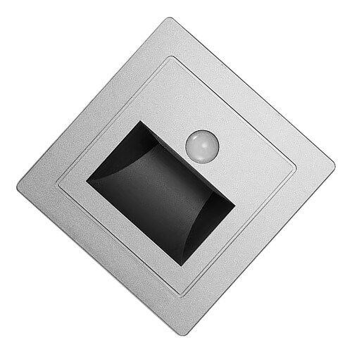 ABS Motion Sensor Stair Light, Solar LED Fence Pathway 3000K Warm White