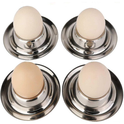 stainless steel egg cup holder set for soft boiled egg holder tableware kitchen tools