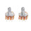 75Pcs Assorted Linear Potentiometer Kit with Knobs, Nuts & Washers 10