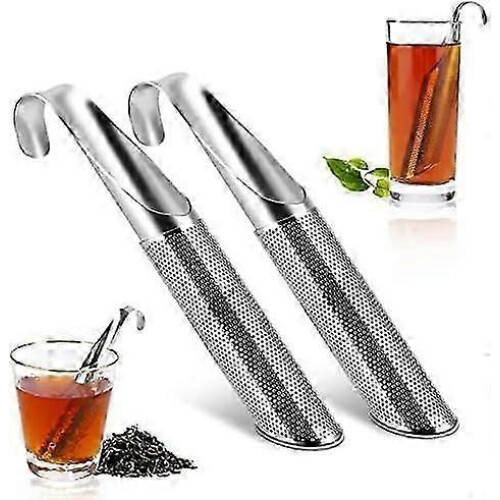 2025 New 2 PCS Tea Strainer, Tea Infuser for Loose Tea, Stainless Steel Tea Diffuser, Extra Fine Mesh Steeper