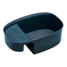 Sink Colander drain basket, multifunctional saddle sink food waste filter blue food filter