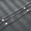 Imperial Rooms (Double, Grey) Luxury Stripe Duvet Cover Bedding Set Fitted Sheet 5