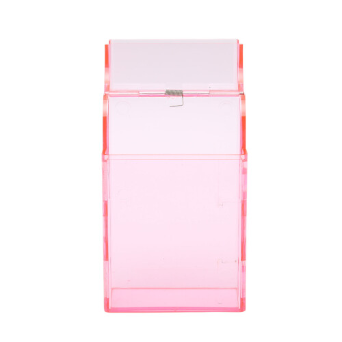 Plastic Cigarette Case Pink, 93x62x28mm, Auto Open Design