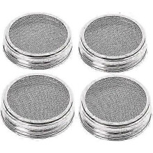4-pack stainless steel sprout jar lid kit for excellent ventilation Wide mouth mason jars Mason jars
