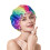 (Rainbow) Bonnet de Douche Imperméable Double Couche Femme 1