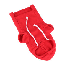 Small Animal Ferret Hoodie Warm Soft Skin-Friendly Red Sweatshirt for Daily Fun