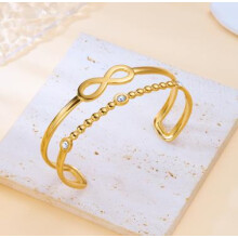 (7) Steel Fashion Bracelet for Girls Birthday Jewelry