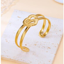 (10) Steel Fashion Bracelet for Girls Birthday Jewelry