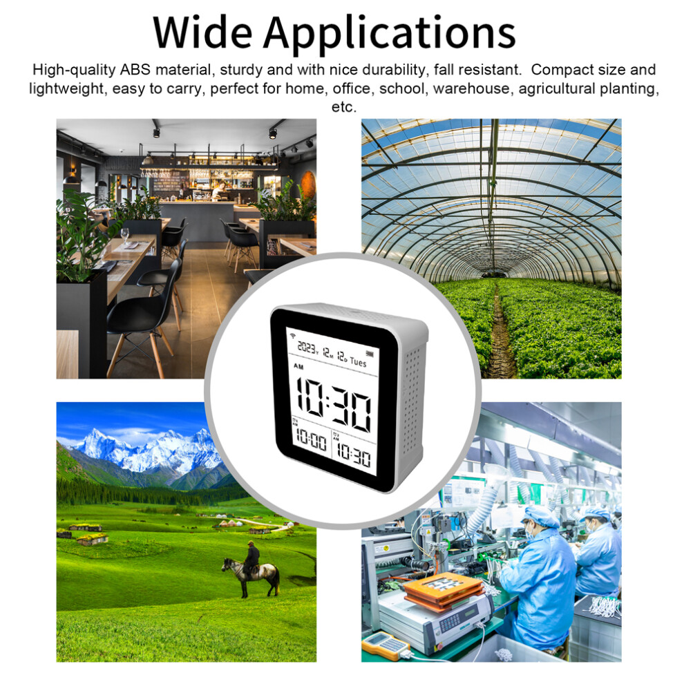 14-in-1 WIFI Indoor Air Quality Monitor CO2 TVOC HCHO PM2.5 Temp Humidity