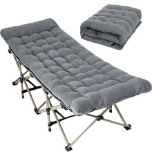Heavy Duty Folding Camping Cot Bed 190cm Portable
