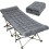 Heavy Duty Folding Camping Cot Bed 190cm Portable 1