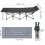 Heavy Duty Folding Camping Cot Bed 190cm Portable 3