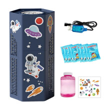 Bubble Machine for Kids Automatic Bubble Blower with Astronaut Stickers Outdoor Toys
