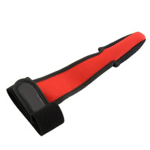 (Red) Fishing Gloves Non-Slip Breathable Single Finger