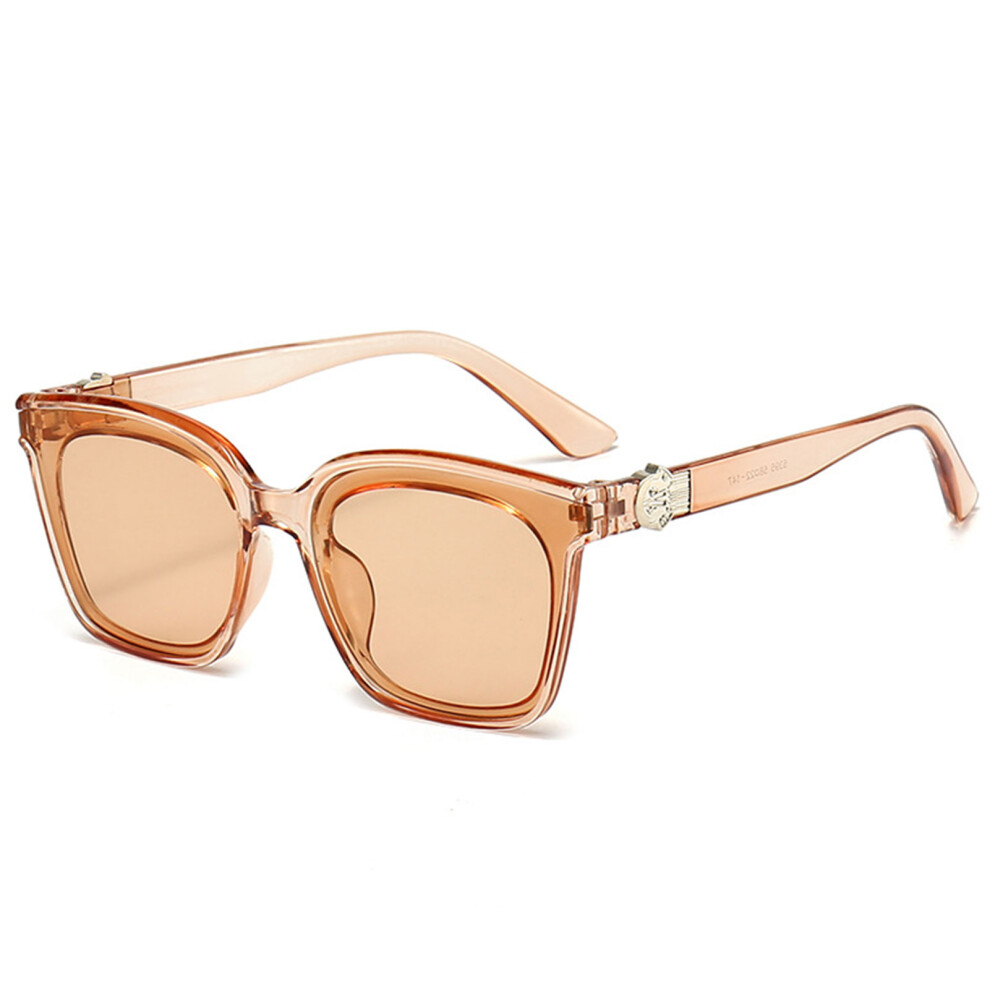 Dachuang Beauty (Tea Box Tea Slice) Unisex Square Frame Sunglasses For Outdoor