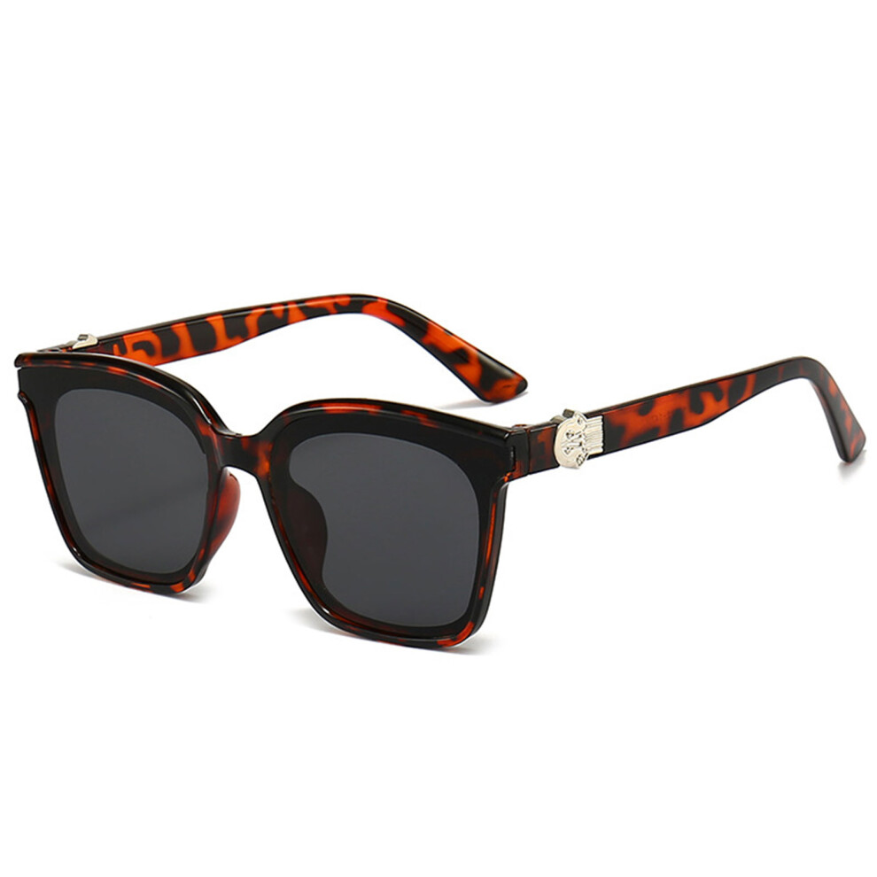 Dachuang Beauty (Bean Tea Box Tea Slices) Unisex Square Frame Sunglasses For Outdoor
