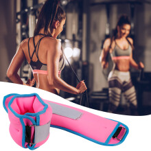 (Pink, 500g) Adjustable Ankle Weights for Kids, Teens & Adults