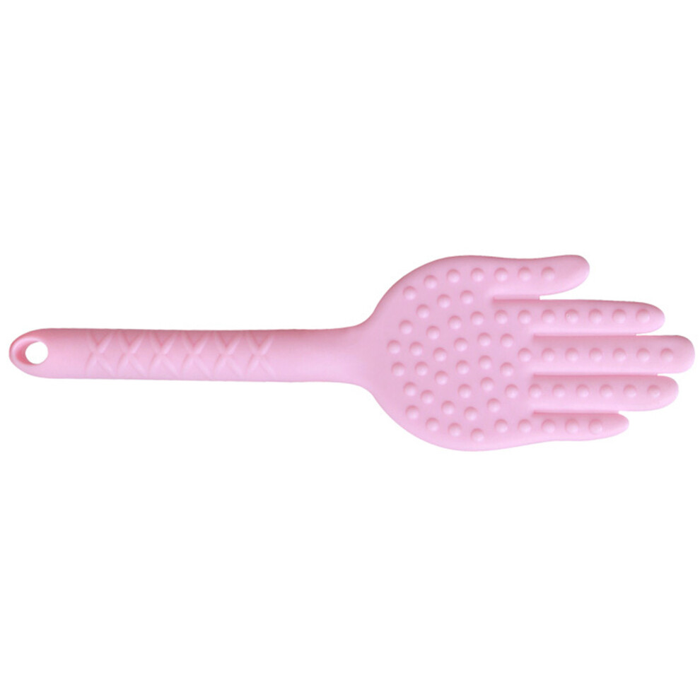 Pat Palm-Shape Massage Hammer, Trigger Tool, Pink