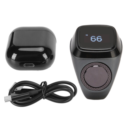 Smart BT Ring Counter 0.49in Screen Aluminum Alloy Portable Prayer Timer 1