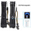P50 1200mAh Flashlight 166x40x33mm Black USB 3