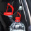 High Hardness Car Seat Hook Red Space Saving & Stylish Rugged Design 3