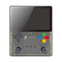 R39S Retro Handheld Video Game Console Linux System 4 Inch IPS Screen Portable Pocket PSP Video Games Player 64GB Black
