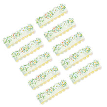 Beautiful Day Lace PET Stickers 10 Sheets Green