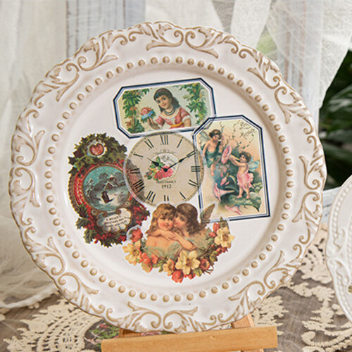 100 Sheets Vintage Victorian Stickers, Paper 2