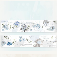 Dekoratives Fotoalbum-Tape Sticker-Rolle mit leichter Tinte, Blumen für Scrapbooking