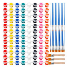 20 Pack Acrylic Paint Sets,for Art Painting,Washable Paints Set for Home Birthday Party DIY Favors