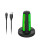 4in1 Charging Dock for  2 Controller Charging Station Card Storage Base with 360 LED Indicators   2 1