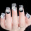 24PCS French Wedding 3D Acrylic Nail Tips 1