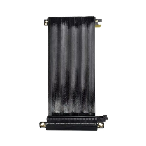 Ultra PCIe 5.0 X16 Riser Cable RTX5080 RTX4090 Silver-Plated Shielded Reverse Vertical Mount for ITX C