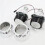Luz de Farol de Carro de 2,5 Polegadas H1 Lâmpada Xenon Universal LED Farol de Carro Luz de Farol Alto e Baixo Prateada LHD 8