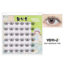 (Cloud 11-2) Pre-Glued DIY Curly Lashes for Cosplay